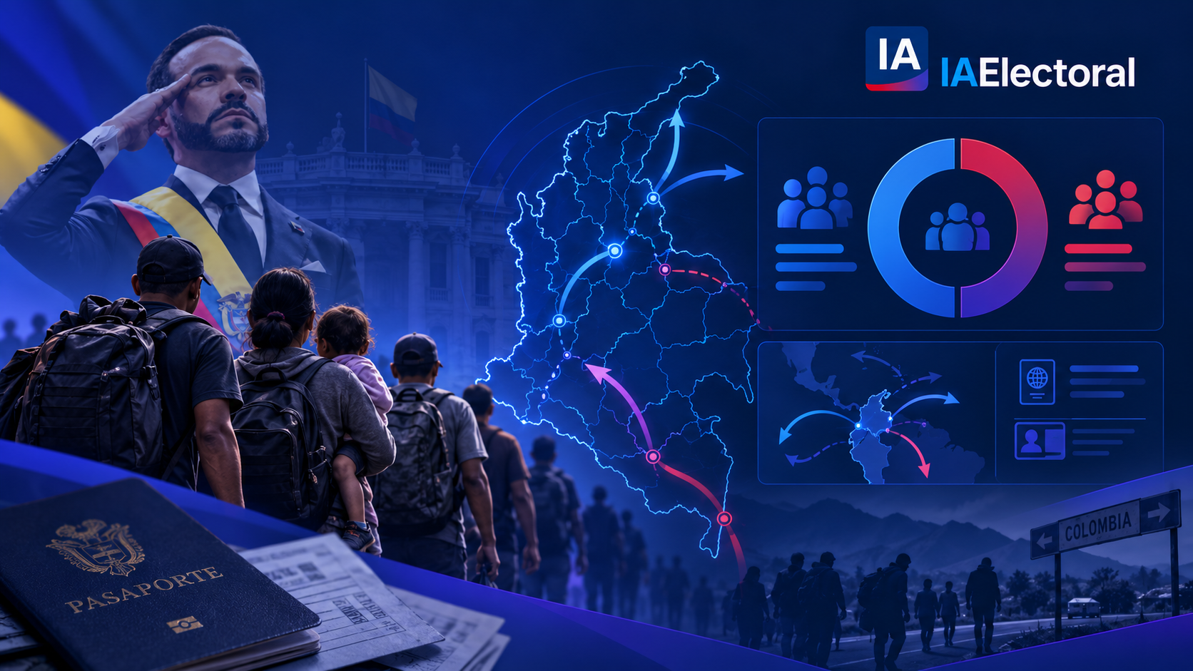 Visualización de datos sobre la conversación migratoria